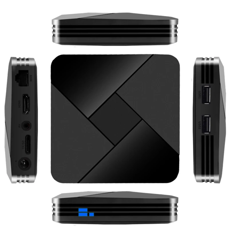 X5 Smart Android ТВ приставка Android 7,1 1 ГБ 8 ГБ Amlogic S905X четырехъядерный H.265 4K 2,4 ГГц WiFi ТВ плеер
