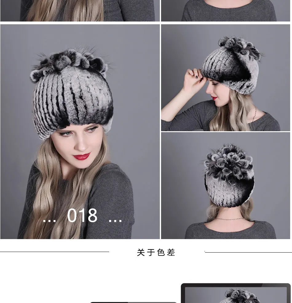 Новинка; XiaoMi mijia rex; Соломенная Шапка из кроличьего меха; модная теплая плотная Удобная цветная вязаная зимняя шапка