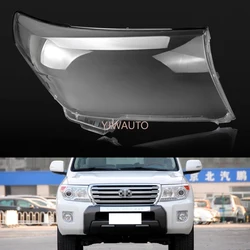 Lentille de phare de voiture pour Toyota Land Cruiser 2012 ~ 2015, couvercle de phare de remplacement, coque automobile 