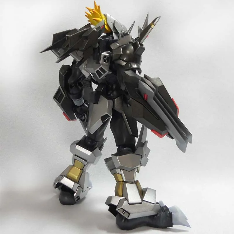 Inlock Digital Monster SUPER ULTIMATE Agumon WarGreymon No coloring DIY GK резиновая фигурка героя игрушки 17 см