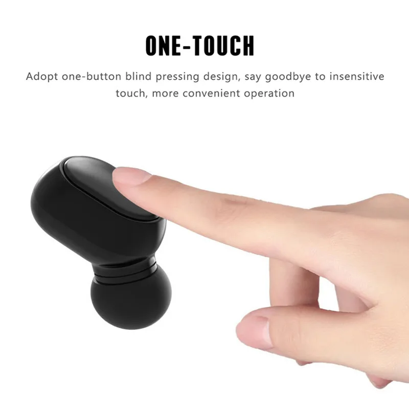 OLPAY E7S In ear earplug Stereo HD Call Headphones TWS Earphone Bluetooth 5 0 Stereo Earbuds Wireless Sport Running Headset