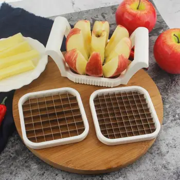 

3pcs/set Kitchen Gadgets Stainless Steel Vegetable Fruit Cutter Shredders Potato Chips Apple Pear French Fries Cutter