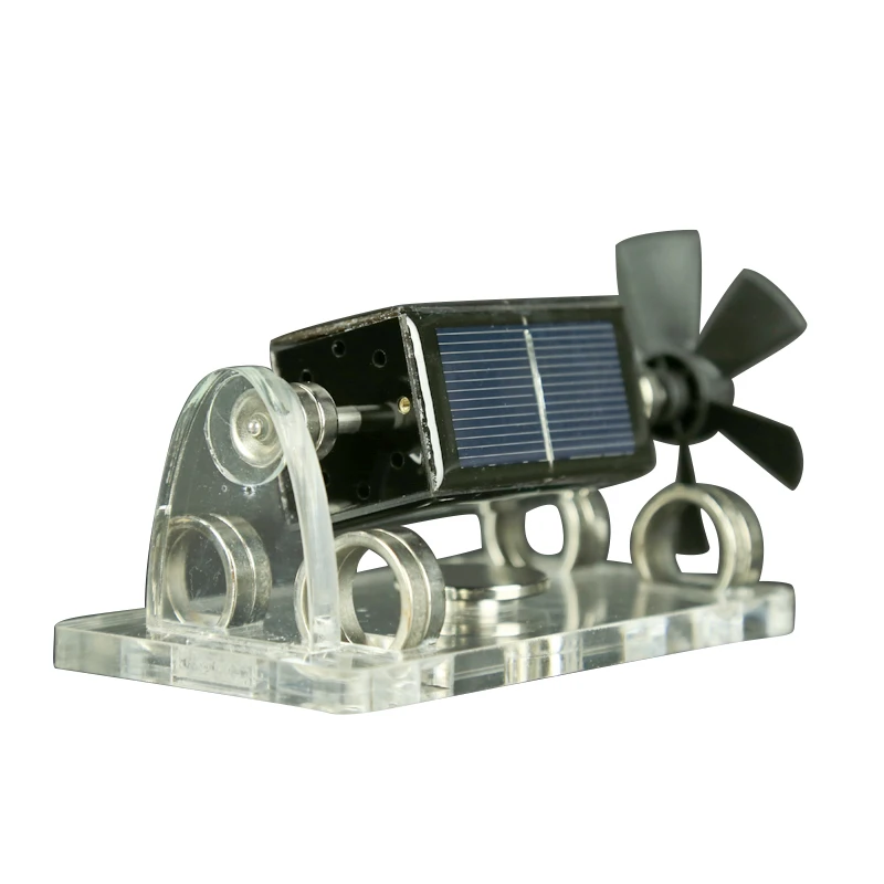 

DIY Solar Fan Motors 300-1500Rpm Manual DIY Creative Mendocino Magnetic Levitation Fan Blade Solar Motor For Laboratory & Toys