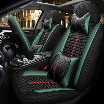 

Full Coverage flax fiber car seat cover auto seats covers for ford kuga mk2 mondeo mk3 mk4 ranger