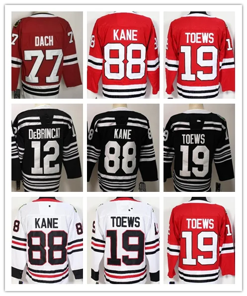 Все сшитые мужские футболки atrick Kane Jonathan Toews Duncan Keith Corey Crawford