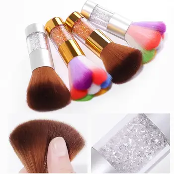 

Colorful Nail Soft Dust Cleaning Brush Nail Brush Cleaning Remove Dust Powder Nail Art Manicure Pedicure Acrylic Clean Brush