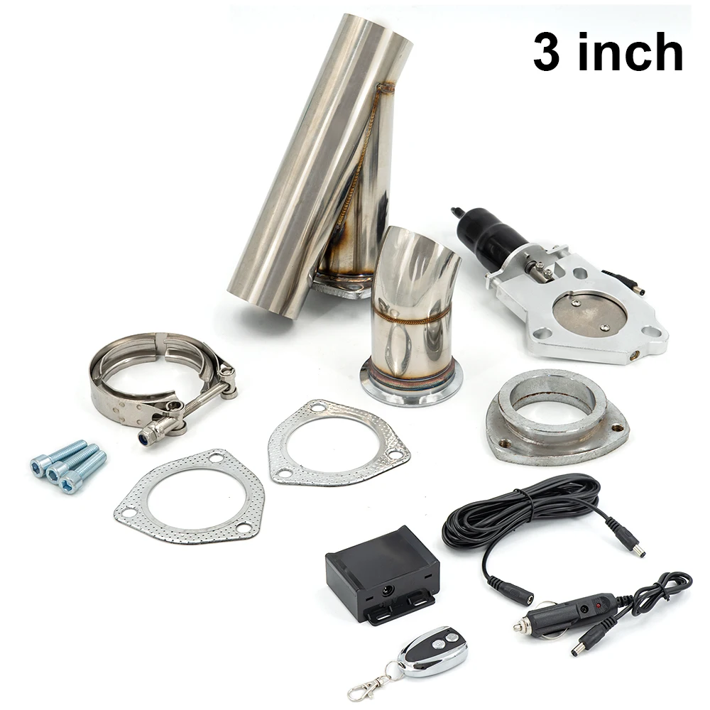 Stainless Steel 2.5"/3" Inch Electric Stainless Exhaust Cutout Cut Out