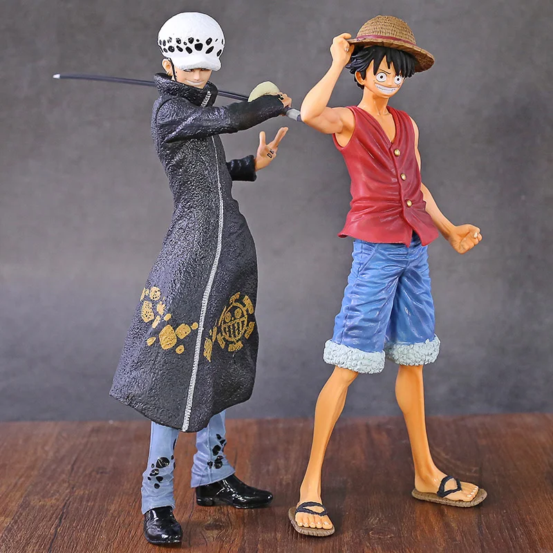 

Anime One Piece 20th masterlise Monkey D Luffy / Trafalgar Law PVC Action Figure Collectible Brinquedos Toy