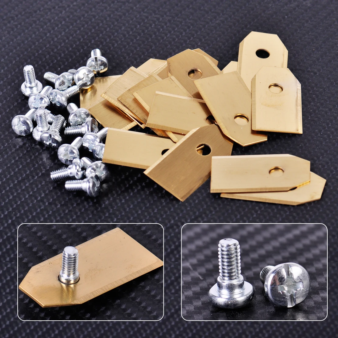 Letaosk Nuova Lama Per Tosaerba 18Pcs X 0.75Mm Adatta Per Husqvarna Automower 305 308 310 220Ac 265Acx Gardena Accessori