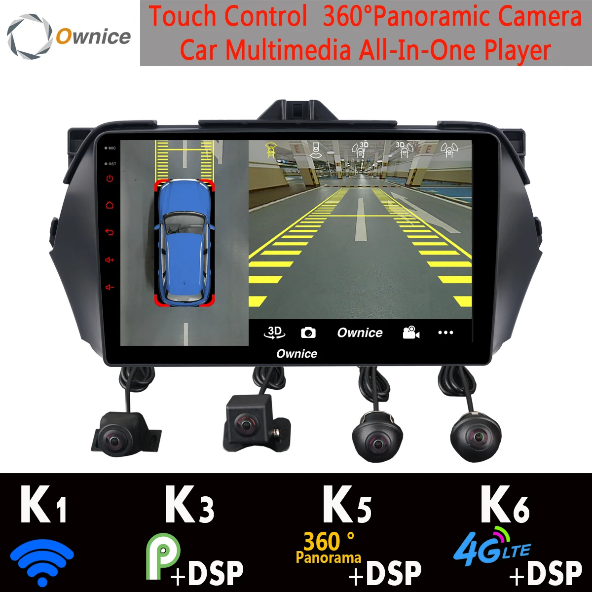 360 ° камера Android 9,0 4G+ 64G gps радио CarPlay SPDIF DSP Автомобильный мультимедийный плеер для Suzuki Alivio Ciaz