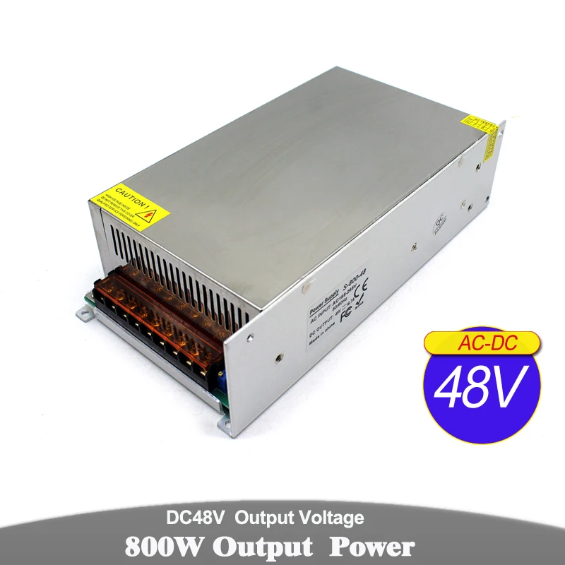 Трансформаторы DC12V DC18V DC4V DC30V DC36V DC42V DC48V DC60V 800W Питание для Светодиодный свет CCTV фрезерный станок с чпу шаговый двигатель