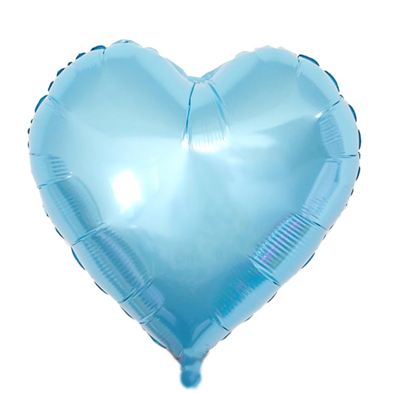 iffany heart 6 шт. Звездный воздушный шар из фольги украшения на день рождения 1-й первый день рождения для маленьких мальчиков и девочек вечерние для детей, для взрослых, для свадьбы, Декор - Цвет: iffany heart