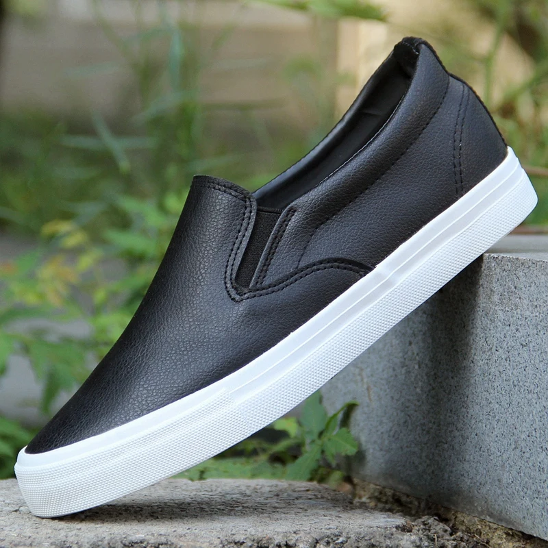 Мужские дизайнерские мокасины из искусственной кожи черные кроссовки в