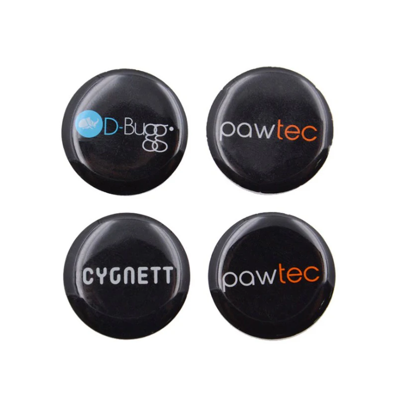 Custom 3D Crystal Epoxy Sticker Acrylic Epoxy Transparent Thick Stickers Self adhesive Trademark