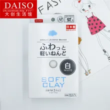 80 г 8 цветов Daiso Япония мягкая глина легкий моделирование воздуха сухой Сверхлегкий глина пушистые поставки формы из полимерной глины малыш полимер