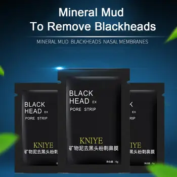 

Blackhead Remover Faceshield Mineral Mud Pore Shrinking Acne Blackhead Nasal Sticker Nose Black Mask Nose Pore Deep Clean TSLM2
