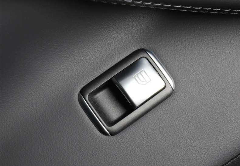 LUCKEASY Car window button modified ABS Patch For Tesla Model X- Button decoration protection 13pcs/set