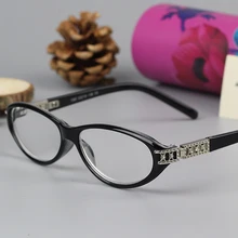 Zerosun очки для чтения для женщин Кошачий глаз диоптрий дальнозоркость Стразы очки для женщин класса очки близкого видения