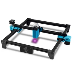 TT 5.5S luz azul foco fixo 40w laser máquina de gravura do metal aço inoxidável madeira couro corte entrega rápida