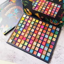 99 Colors Brazil Eye Shadow Palette Pigmented Pressed Powder Shimmer Eye Shadow Matte Glitter Makeup Deal Women's Cosmetic