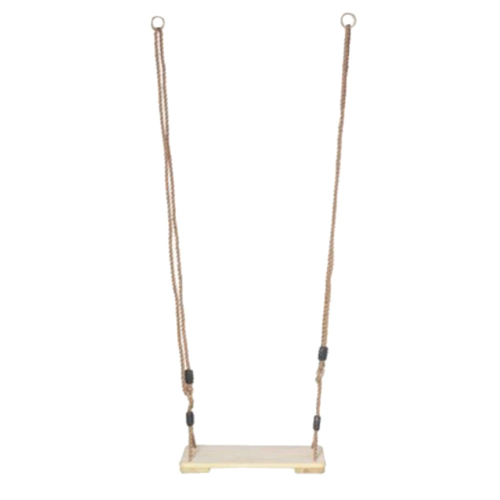 Wooden Heavy Duty Swing Chair for Kids Children Playground Park Indoor Outdoor Gym Fun Wooden Heavy Duty Swing Chair for Kids Children Playground Park Indoor Outdoor Gym Fun