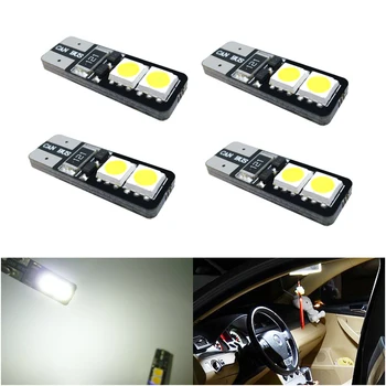 

4x Car Led T10 W5W LED Light Bulb 194 Led Light Car Interior Lights For Hyundai I30 I20 IX35 Solaris Kona Santa Fe Creta Tucson