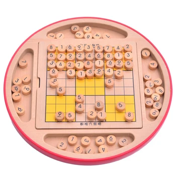 

Multifunction Wooden Adult Desktop Game Sudoku Puzzle Game Board Toys