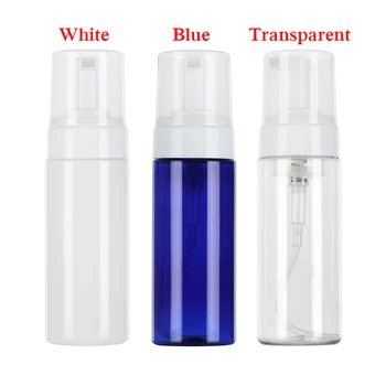 

50/80/100/150ml BLue Clear Liquid Soap Whipped Mousse Points Bottling Foaming Bottle Shampoo Lotion Shower Gel Foam Pump Bottles