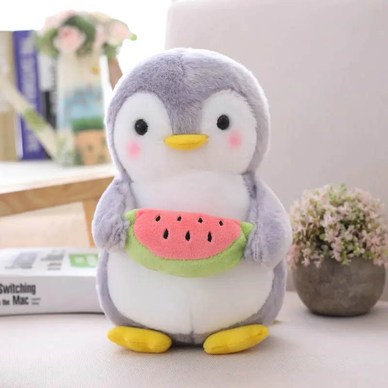 thumbnail image 1 of Juguetes de peluche de pingüino de fruta de peluche creativos Lindo muñeco de peluche de pingüino de pareja Juguete de decoración del hogar Juguetes Regalo de cumpleaños, 1 of 5