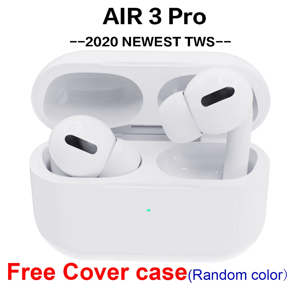 

Airpoder Pro 3 Wireless Headset Bluetooth 5.0 Earphone Smart Sensor Aire Earbuds With Free cover for iPhone Android airpodding