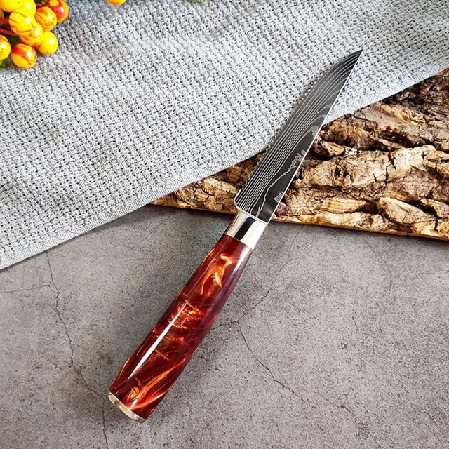 1Pcs Steak Knife Black Serrated Edges Triple Rivet 3CR13Stainless Steel  Ergonomic Handle Dinnerware Kitchen Steak Knives - AliExpress