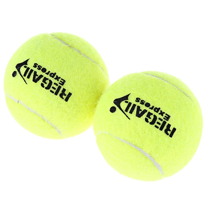 Regail 12 шт. теннисный мяч высокая эластичность тренировочный мяч из натурального каучука для соревнований Теннисный мяч