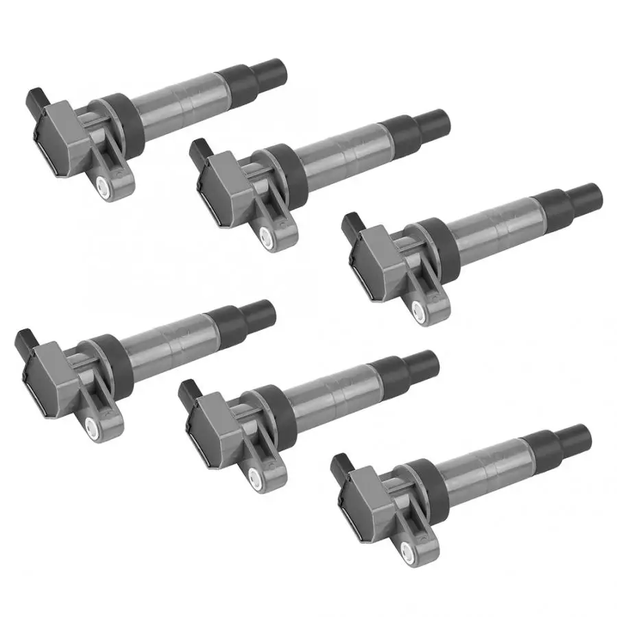 Горячая абсолютно новые 6 шт./компл. PBT катушки зажигания подходят для hyundai Kia Sedona UF546 12457 высокое качество автомобильные аксессуары