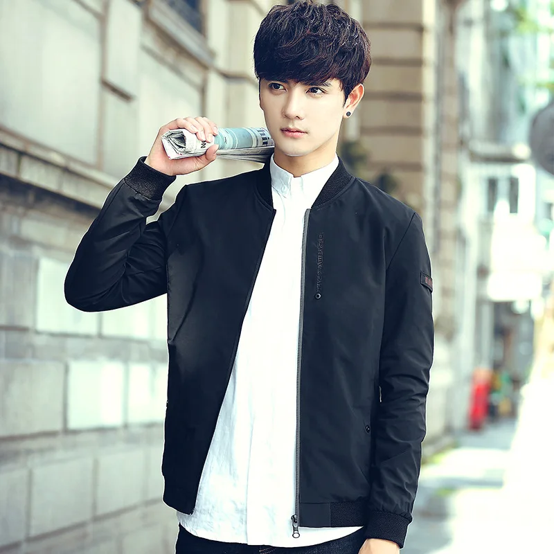 Autumn Clothing Coat MEN'S Jacket Spring And Autumn Korean-style Trend Versatile Thin Popular Brand Casual Baseball Uniform Autu
