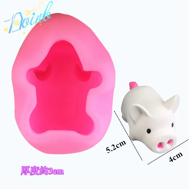 Doinb Pig shaped силиконовая Мягкая форма для сладостей для выпечки инструмент для украшения Конфеты Шоколад Мыло Плесень