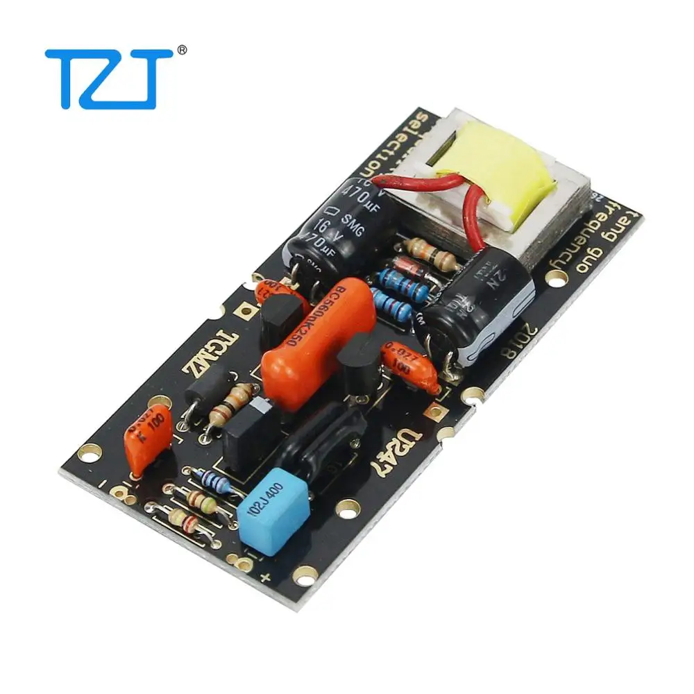 TZT DIY печатная плата для большого мембранного конденсаторного микрофона Power ed by 48V