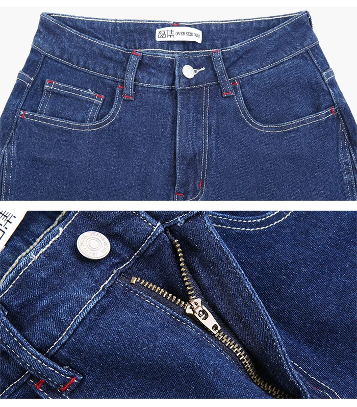 LEIJIJEANS, Новое поступление, низкие эластичные свободные длинные джинсы Harlan со средней посадкой, темно-синие эластичные женские джинсы размера плюс, 9066