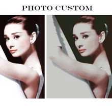 5D DIY Алмазная картина, фото на заказ, алмазная вышивка, мозаичные картины, стразы Daimond, вышивка крестиком, подарки для детей