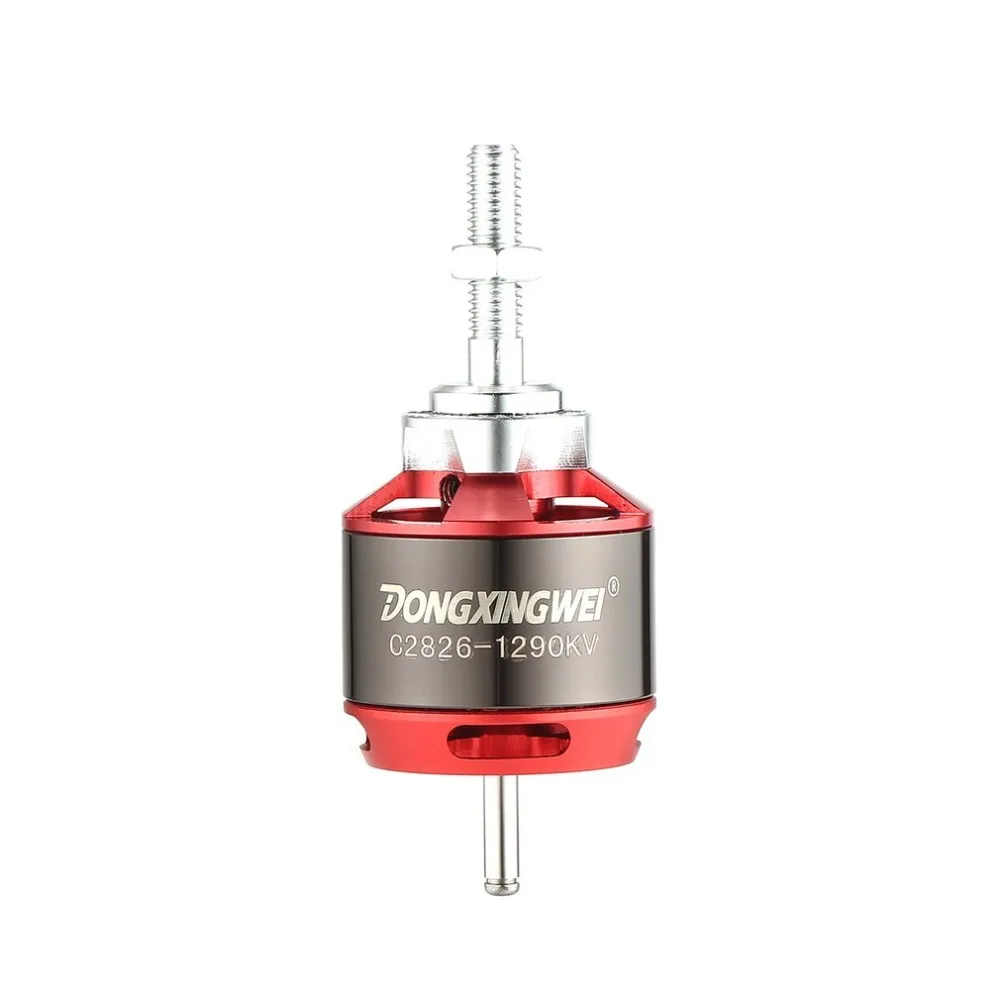 DXW C2826 2826 1290KV 2-4S 5 мм Outrunner бесщеточный двигатель для RC FPV с фиксированным крылом Дрон самолет 1290 пропеллер