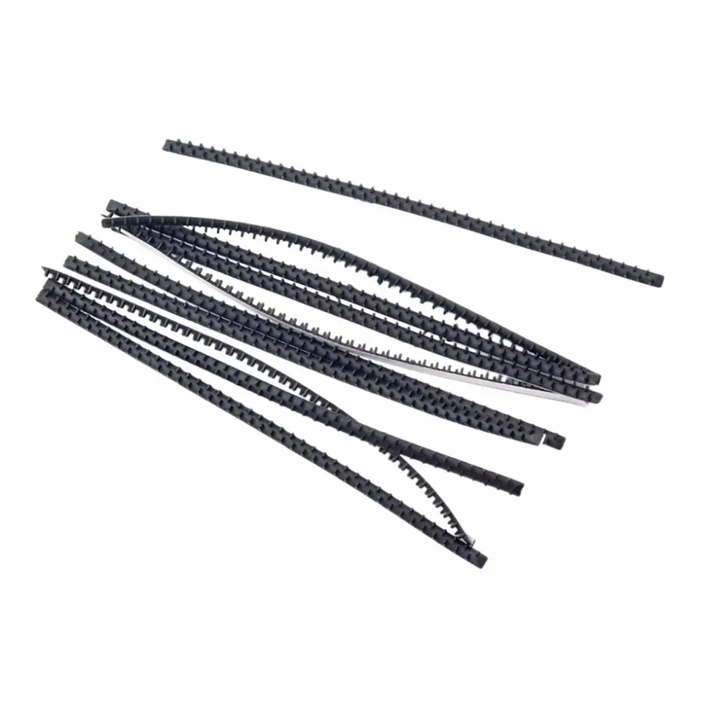 10 Rubber Headband DIY Fittings Hair Hoop Accessory With Teeth For Men Women