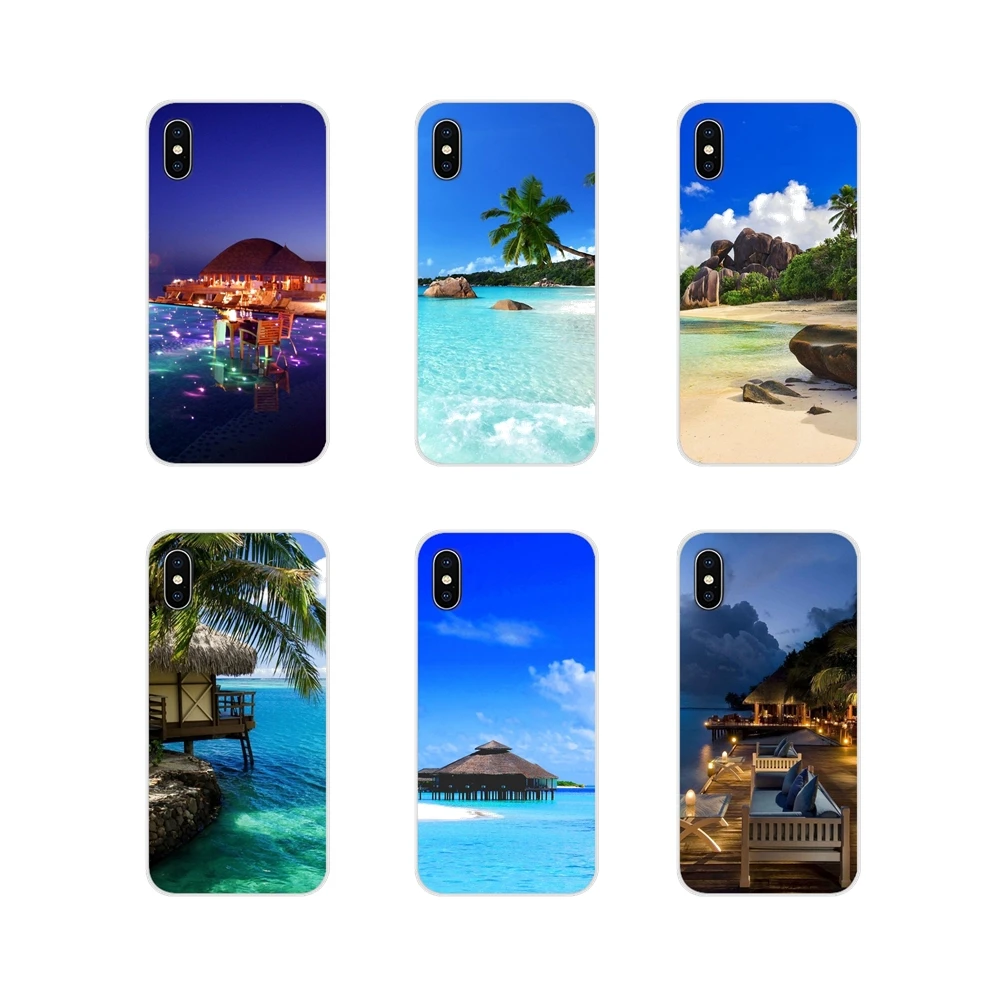 Мягкий прозрачный чехол сумка для Samsung Galaxy A3 A5 A7 A9 A8 Star A6 Plus 2018 2015 2016 2017 Maldives Isles