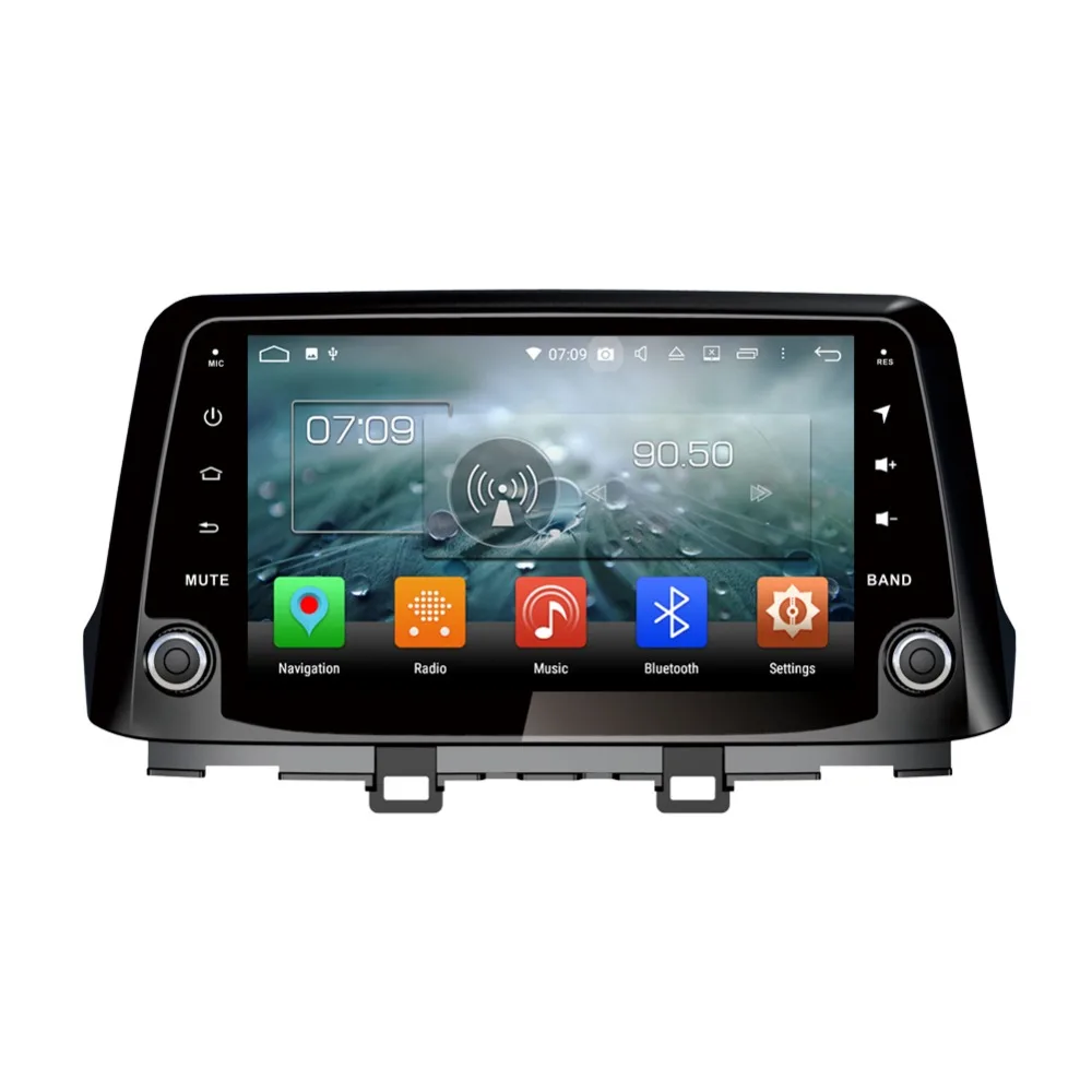 Автомагнитола 9 дюймов 8 ядер Android 0 DVD плеер GPS для HYUNDAI KONA 2017 2018 4G