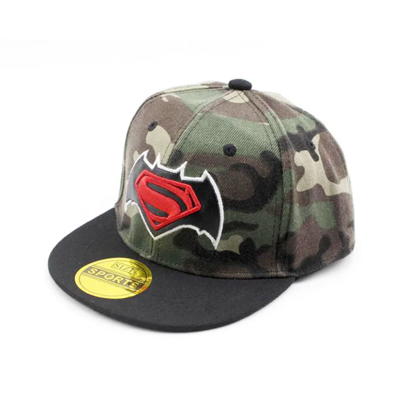 2020 детская камуфляжная бейсболка супермена в стиле хип хоп|girl snapback|baseball cap