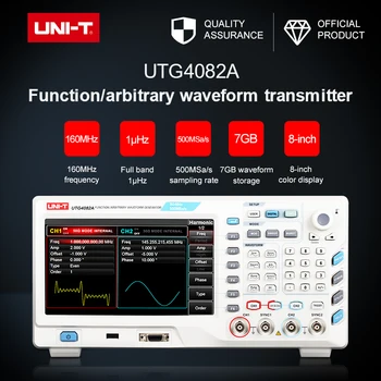 

UTG4082A arbitrary waveform generator 80MHz sine wave output/30MHz pulse waveform/500MSa/s sampling speed/Signal generator