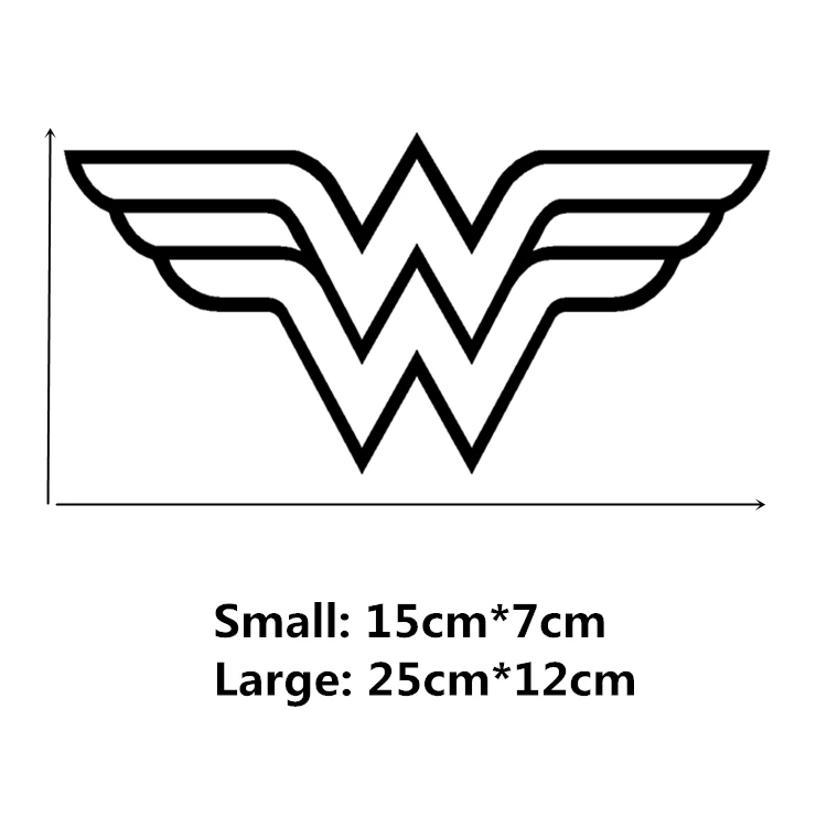Wonder Woman Justice League автомобильные наклейки креативные Декоративные наклейки для лобового стекла ноутбука планшета авто тюнинг Стайлинг винилы D15