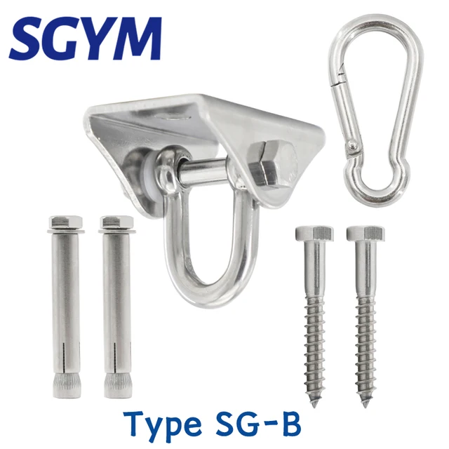 Heavy Bag Hanger Suspension Hooks Concrete Wooden Swing Hangers Sets for Yoga Hammock Chair Sandbag Swing 500kg Capacity SG-B