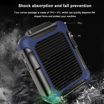 

Fishing Hanging Neck Mini Portable Farm USB Rechargeable Waist Fan Strong Airflow 3 Speeds Air Cooling For Jobsite Hands Free