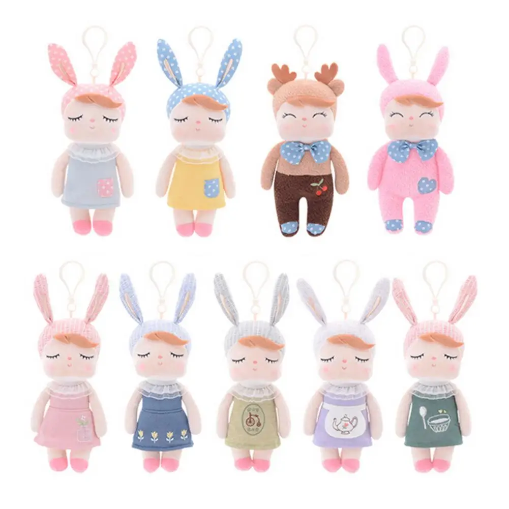 18cm Cute Girl Rabbit Animal Plush Doll Toy Car Key Ring Pendant Keychain Decor Soft Kids Angela | Игрушки и хобби