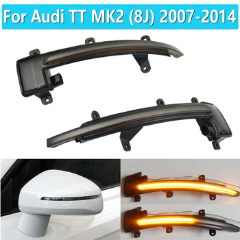 

For Audi TT TTS MK2 8J 2007-2014 TTRS R8 LED Turn Signal Light Dynamic Flasher Side Rearview Mirror Indicator Sequential Blinker