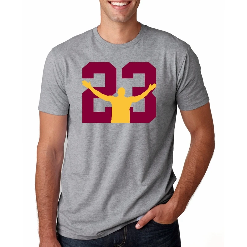 GRAYkk1191 Antidazzle футболка This Is For You King Lebron James Jersey 23 Cleveland Sportser Basketballer взрослая футболка james - Цвет: GRAYkk1191